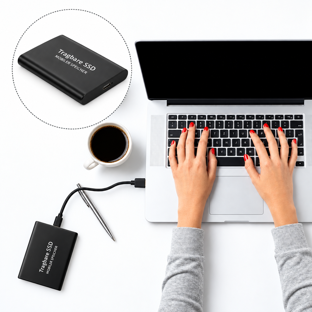 Przenośny dysk SSD 30 TB z wytrzymałą obudową