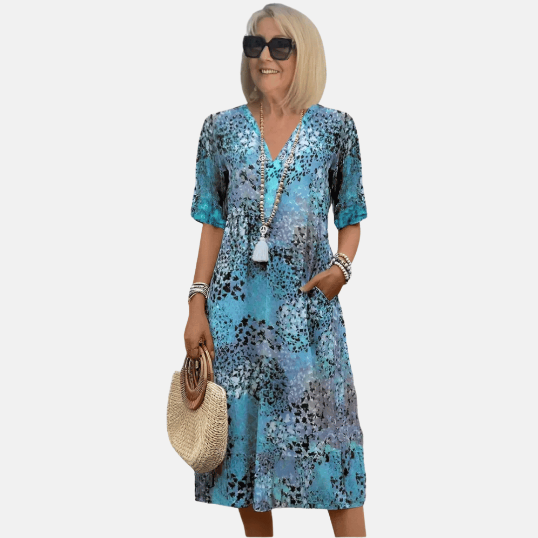 Luźna letnia sukienka casual