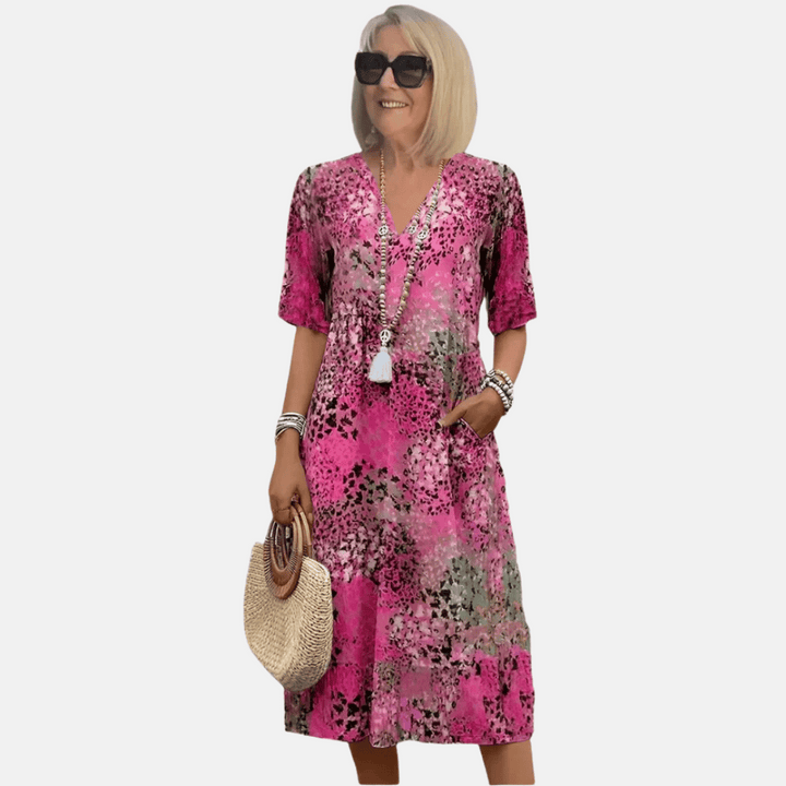 Luźna letnia sukienka casual