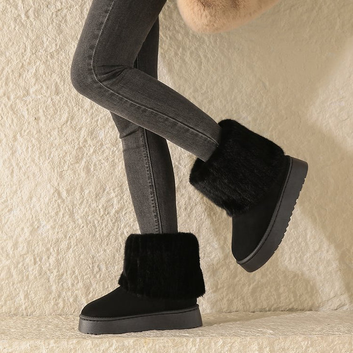 Damskie zimowe buty domowe