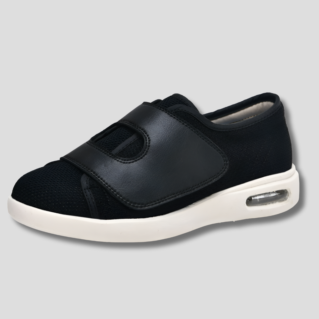 Szerokie buty dla stóp z obrzękami