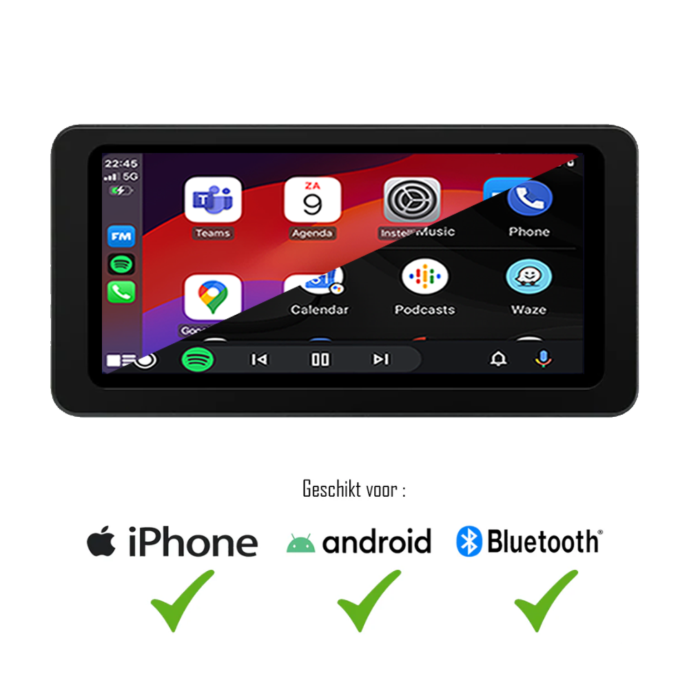 CarPlay do motocykla | CarPlay & Android Auto | Bluetooth | M6 Pro