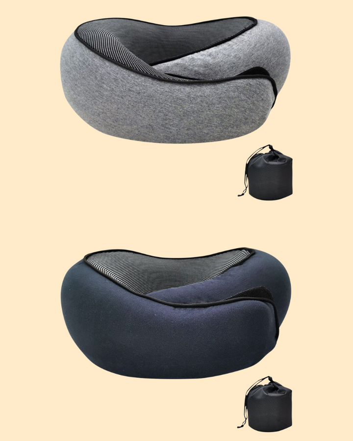 Ergonomiczna poduszka podróżna z pianki memory