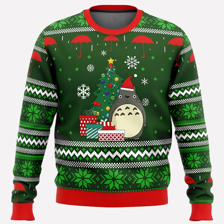 Neonowy sweter świąteczny unisex