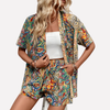 Damski komplet – bluzka kimono i szorty