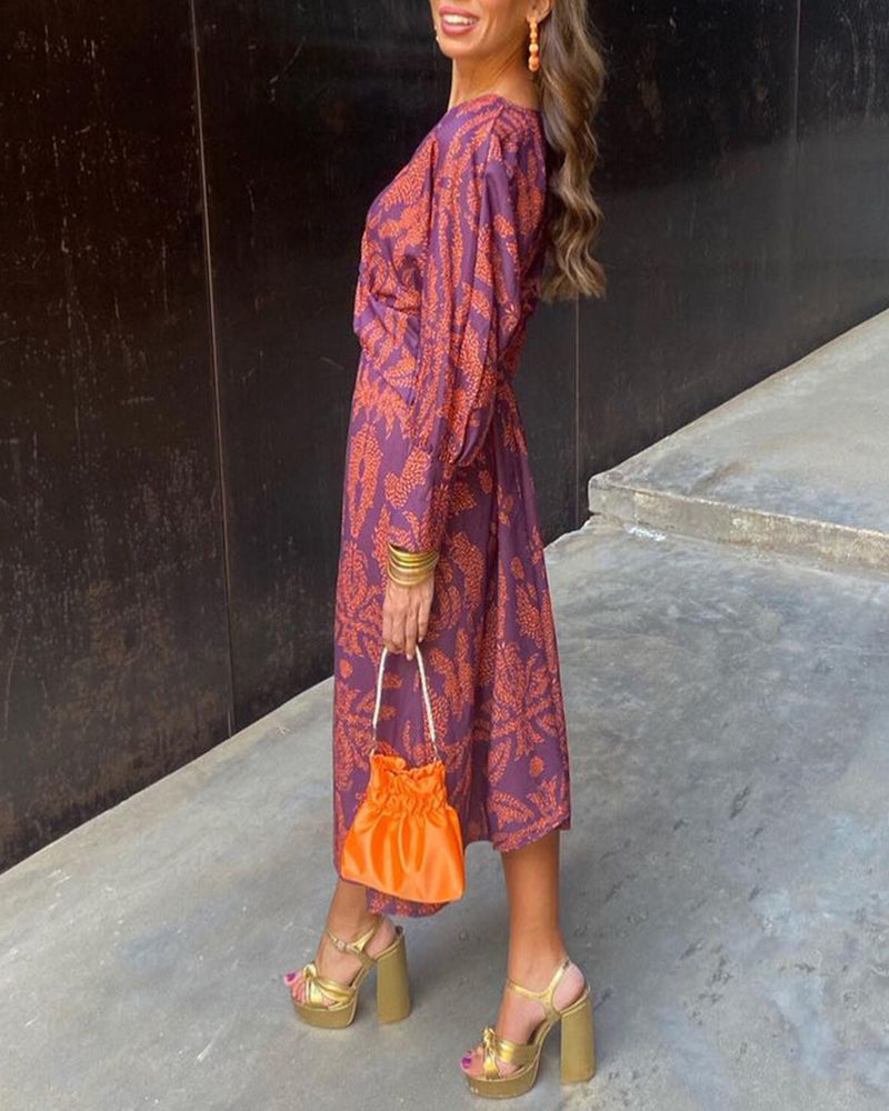 Elegancka spódnica midi w stylu boho