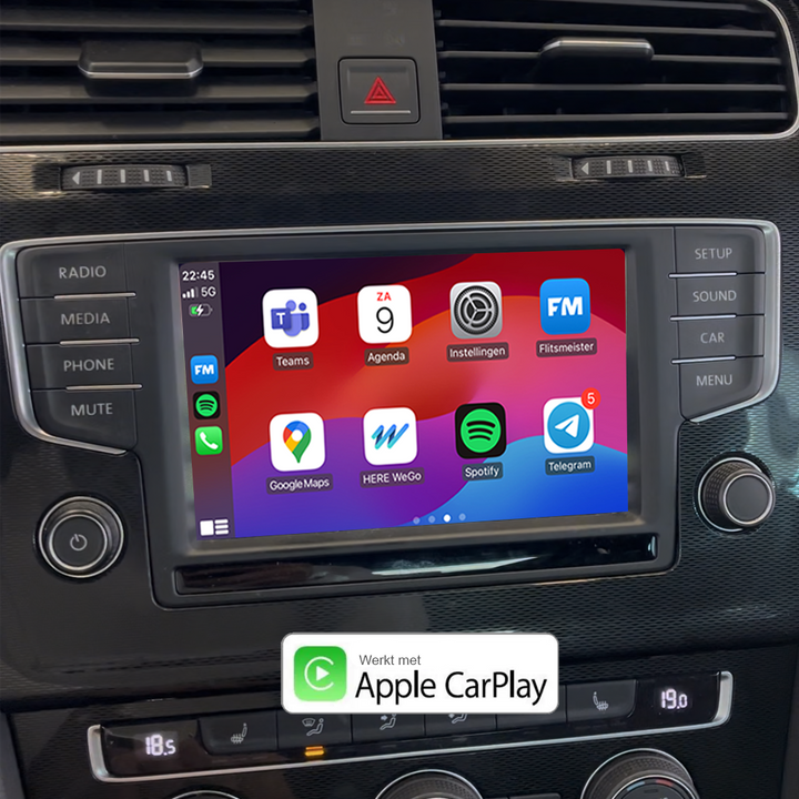 Volkswagen Golf 7 | Bezprzewodowy moduł CarPlay | 2013-2020