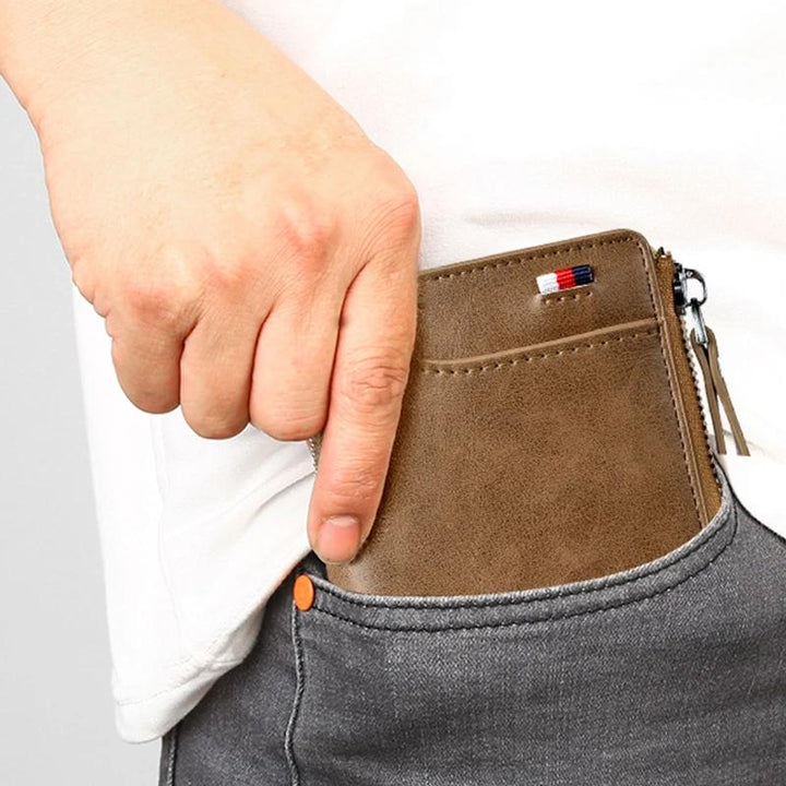 Stylowy kompaktowy portfel z ochroną RFID