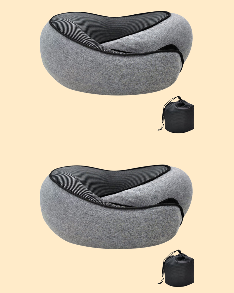 Ergonomiczna poduszka podróżna z pianki memory
