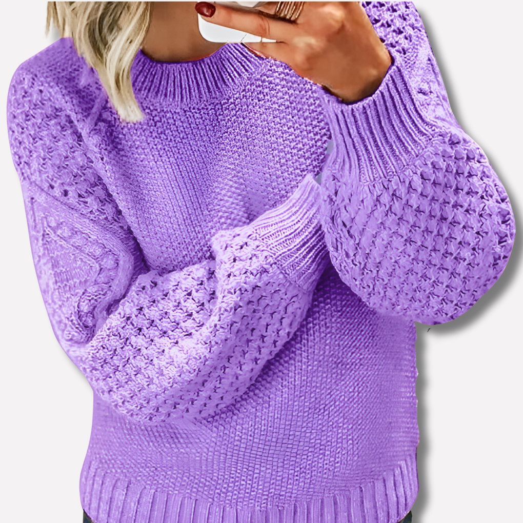 Elegancki, ciepły sweter damski