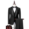 Męski trzyczęściowy zestaw slim fit