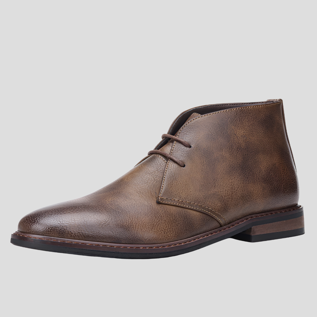 Klasyczne męskie buty pustynne w stylu vintage