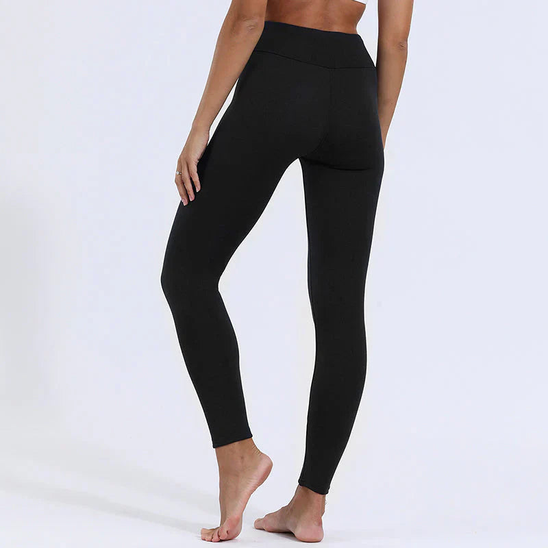 Ciepłe legginsy polarowe premium na zimę