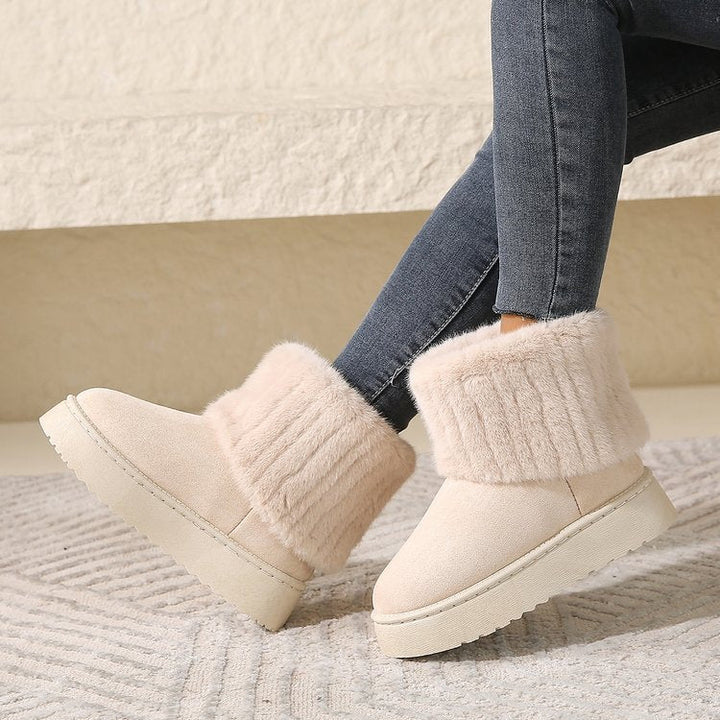 Damskie zimowe buty domowe