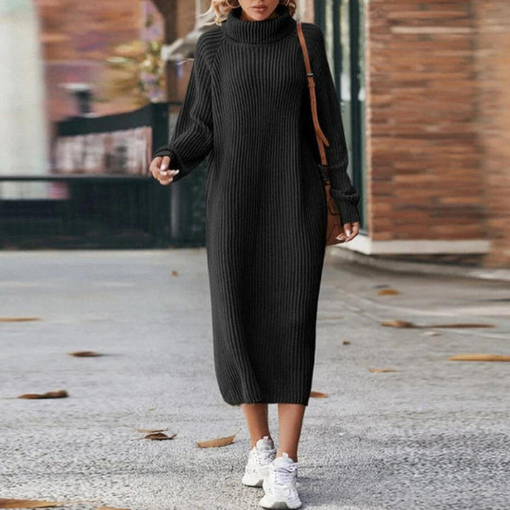 Larana – damska sukienka z dzianiny w stylu casual
