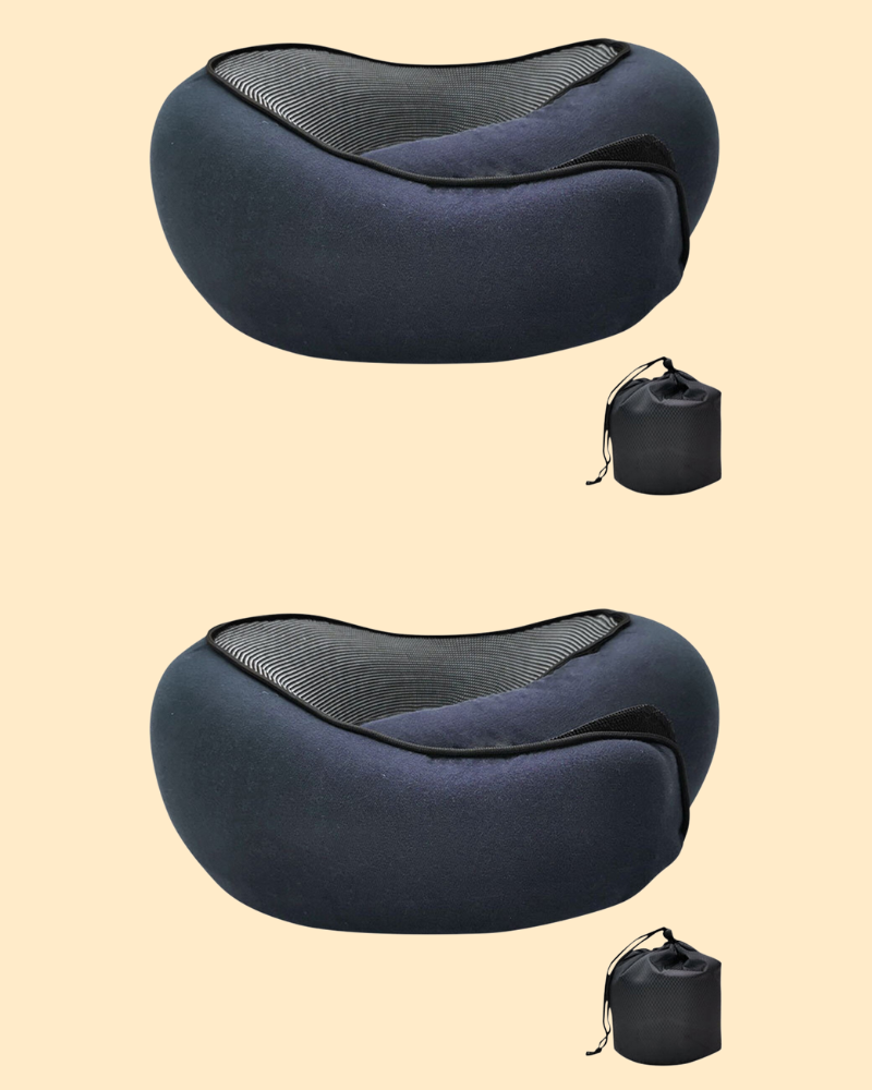 Ergonomiczna poduszka podróżna z pianki memory