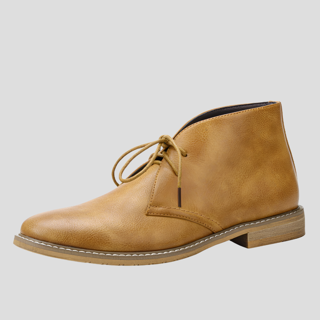 Klasyczne męskie buty pustynne w stylu vintage