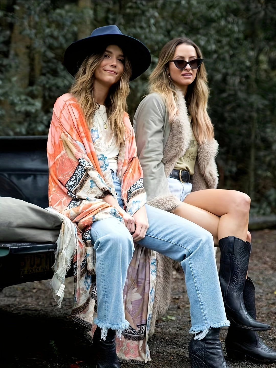 Kimono w czerwone kwiaty - Isabella