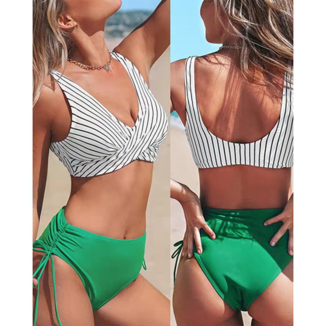 Maya – damskie dwuczęściowe bikini plażowe, energetyczny letni styl
