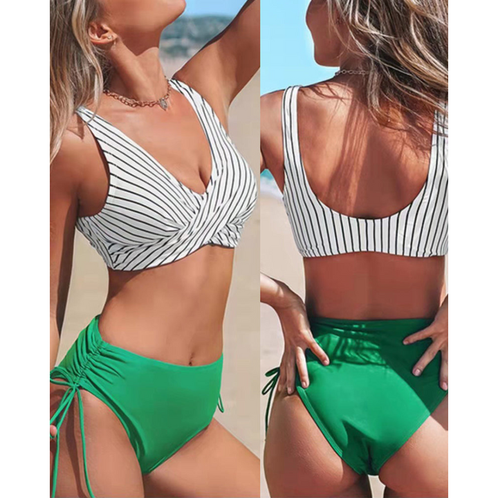 Maya – damskie dwuczęściowe bikini plażowe, energetyczny letni styl