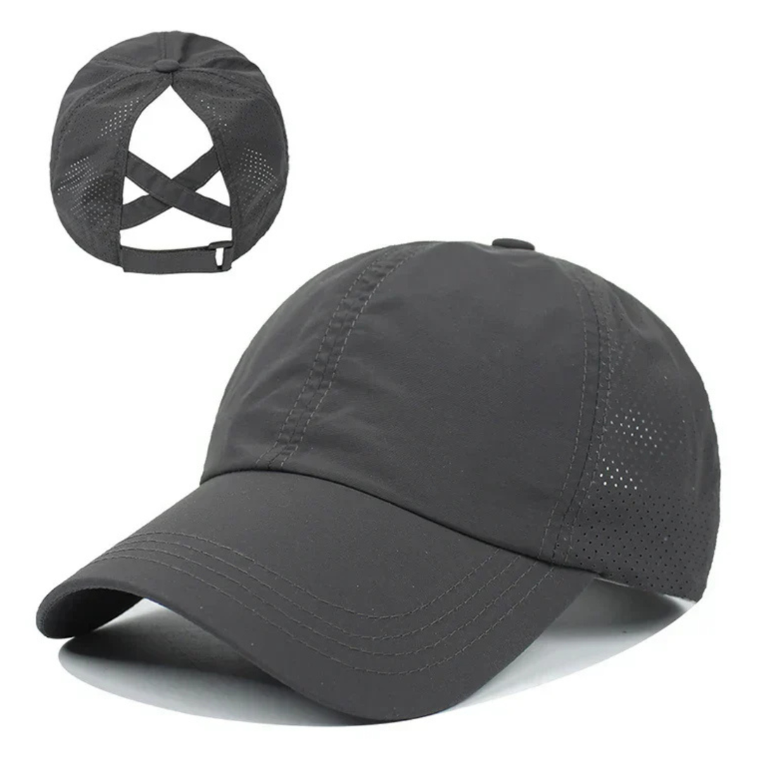 Oddychająca czapka z daszkiem unisex z siateczki, regulowana