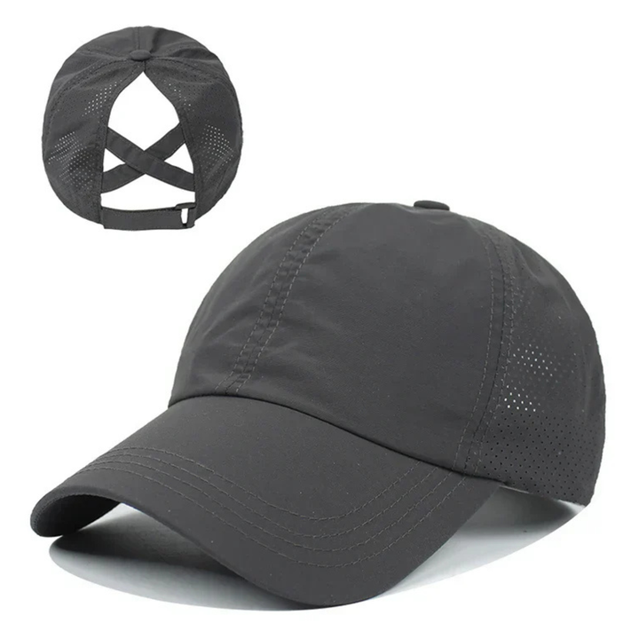 Oddychająca czapka z daszkiem unisex z siateczki, regulowana