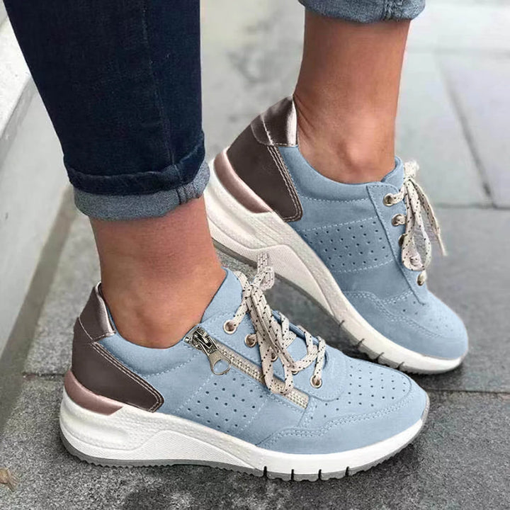 Damskie sneakersy na grubej podeszwie
