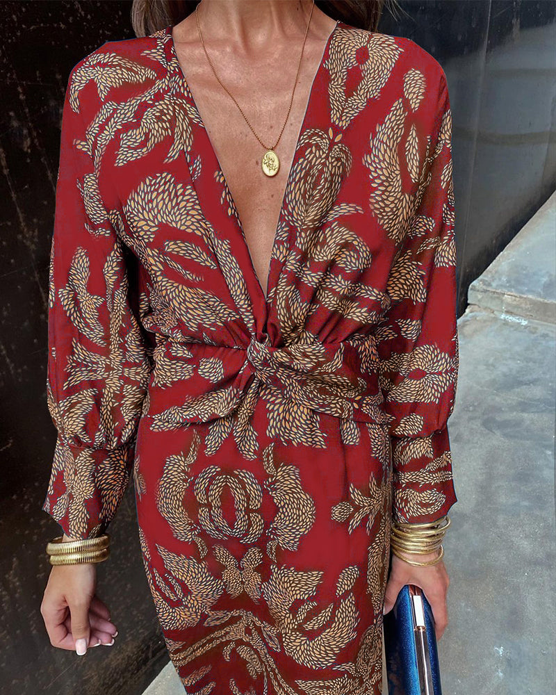 Elegancka spódnica midi w stylu boho