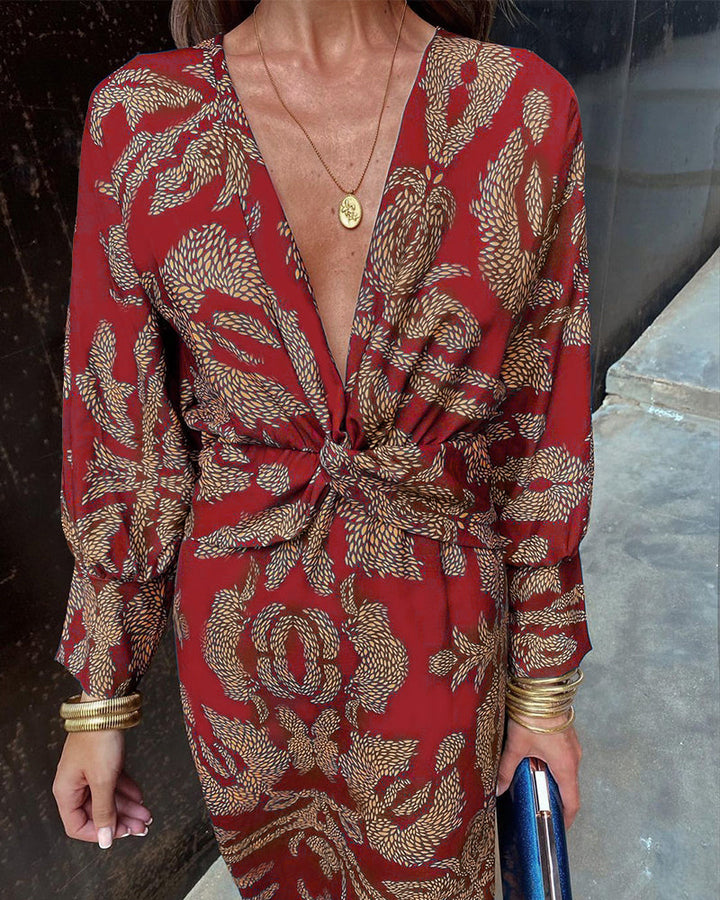 Elegancka spódnica midi w stylu boho