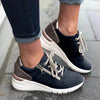 Damskie sneakersy na grubej podeszwie