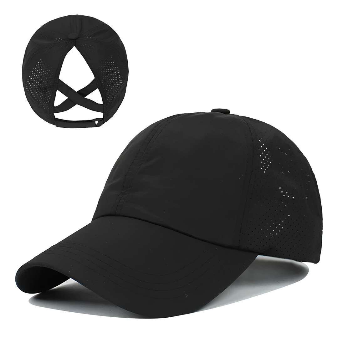 Oddychająca czapka z daszkiem unisex z siateczki, regulowana