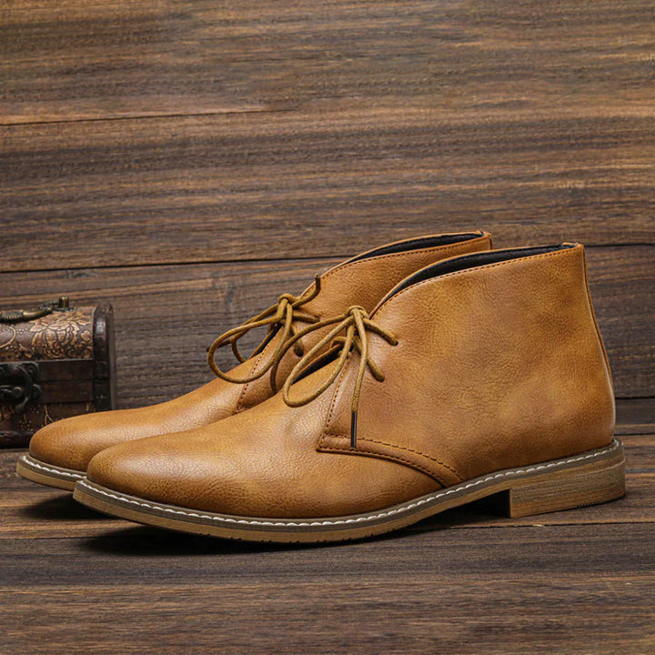 Klasyczne męskie buty pustynne w stylu vintage