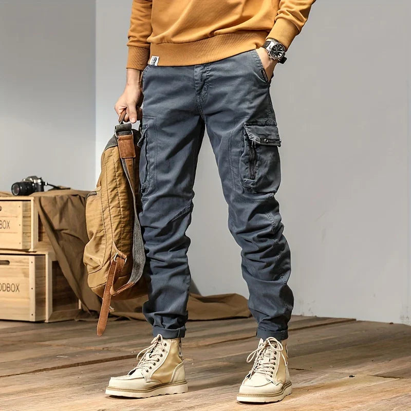 Stylowe męskie joggery cargo