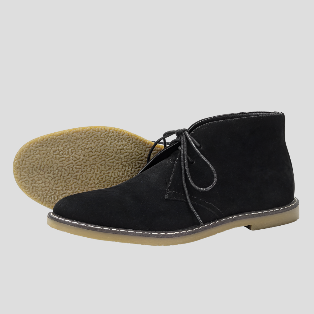 Klasyczne męskie buty pustynne w stylu vintage