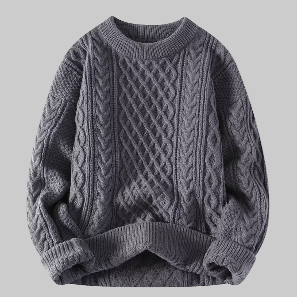 Damski sweter z okrągłym dekoltem – ponadczasowy i wygodny