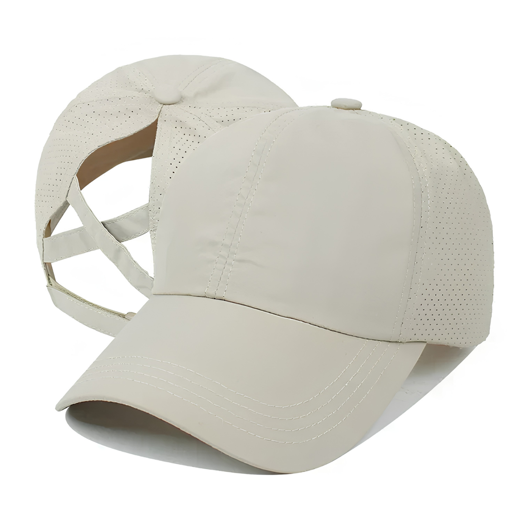 Oddychająca czapka z daszkiem unisex z siateczki, regulowana