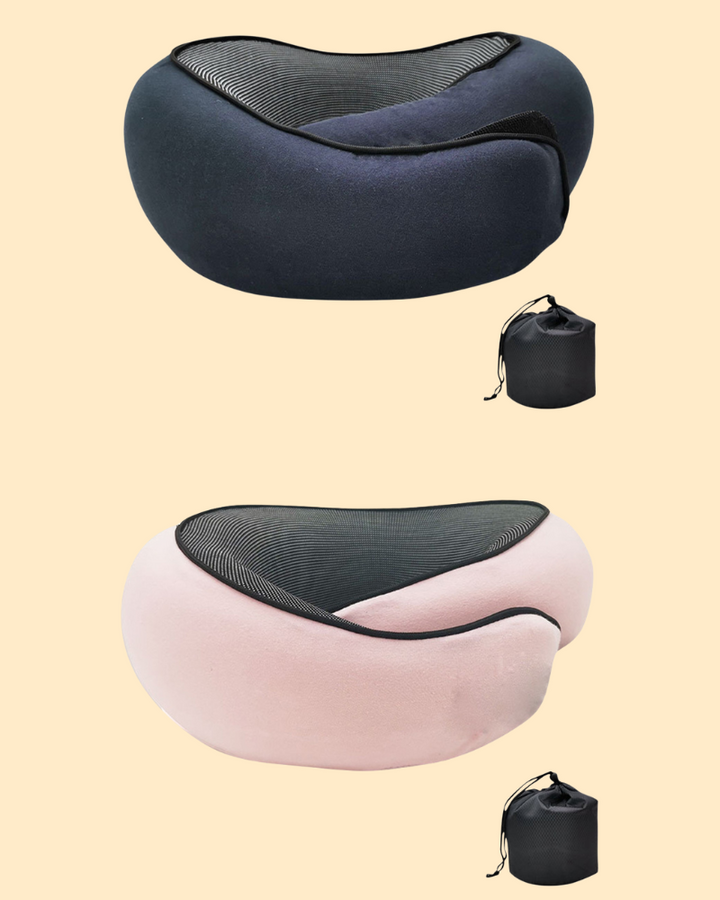 Ergonomiczna poduszka podróżna z pianki memory