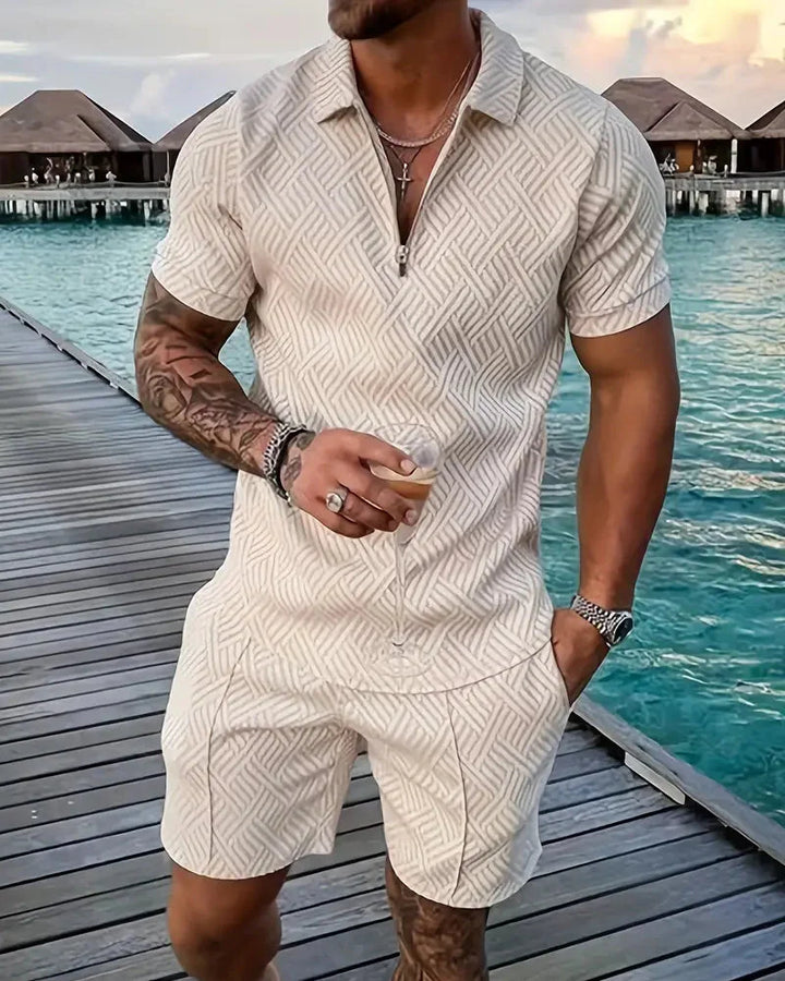 Letni dres z zamkiem pod szyją