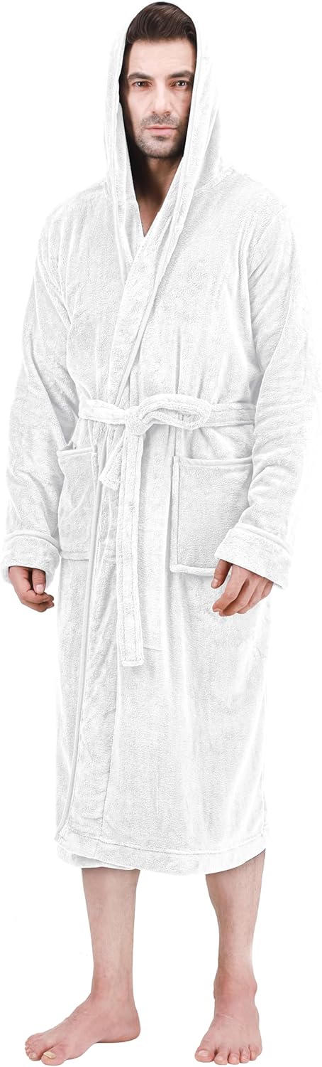 Wygodny polarowy szlafrok męski - Harry