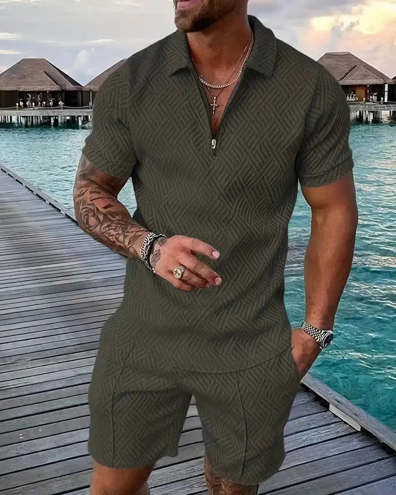 Letni dres z zamkiem pod szyją