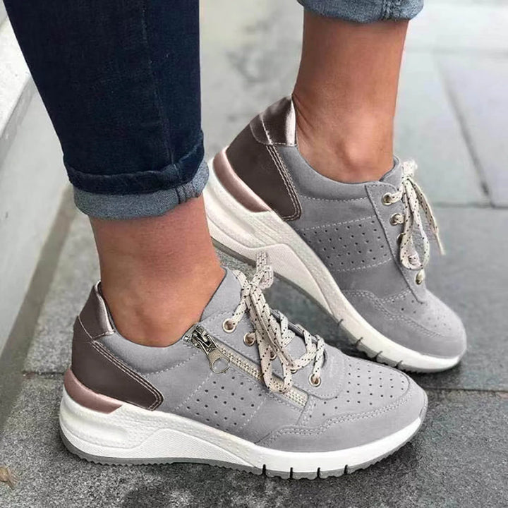 Damskie sneakersy na grubej podeszwie