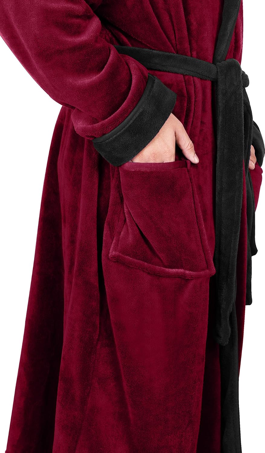 Wygodny polarowy szlafrok męski - Harry
