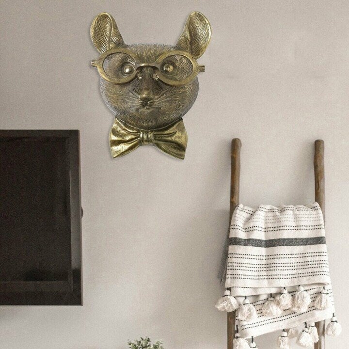Zabawna dekoracja ścienna z głowami zwierząt - WallCritters