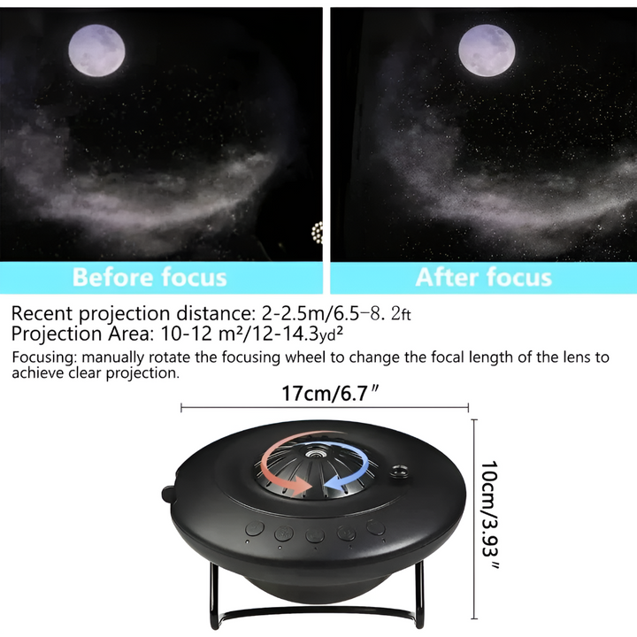 Projektor galaktyki z efektem planetarium