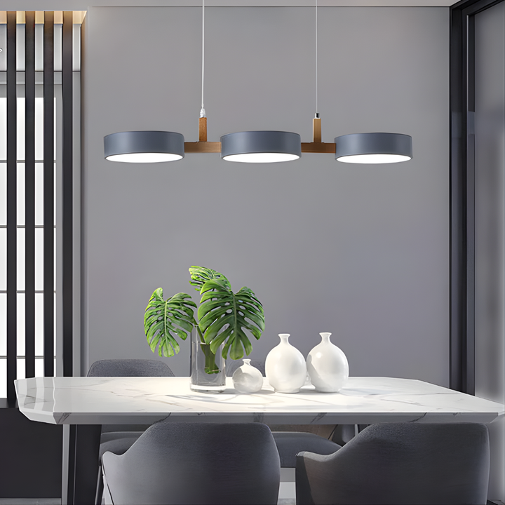 Nowoczesna metalowa lampa sufitowa