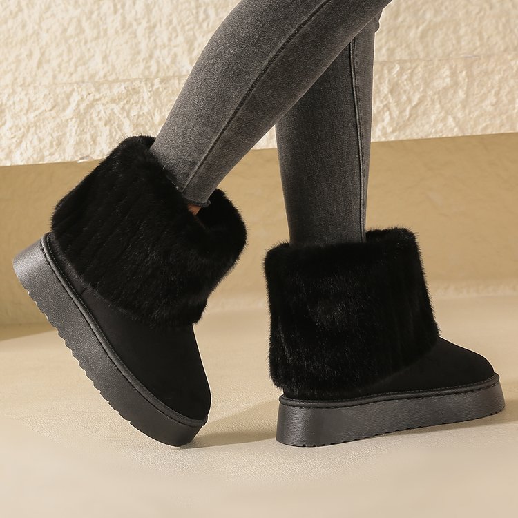 Damskie zimowe buty domowe