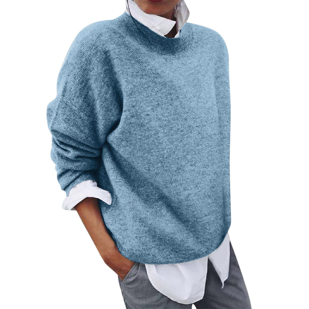 Męski sweter z mieszanki wełny