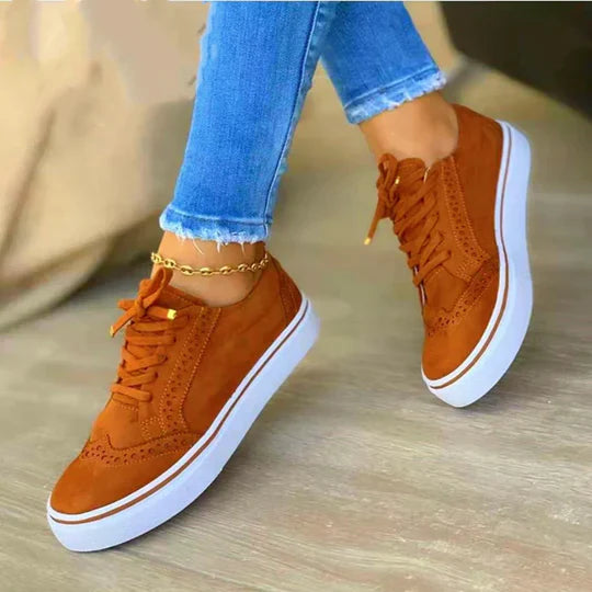 Damskie sneakersy sznurowane