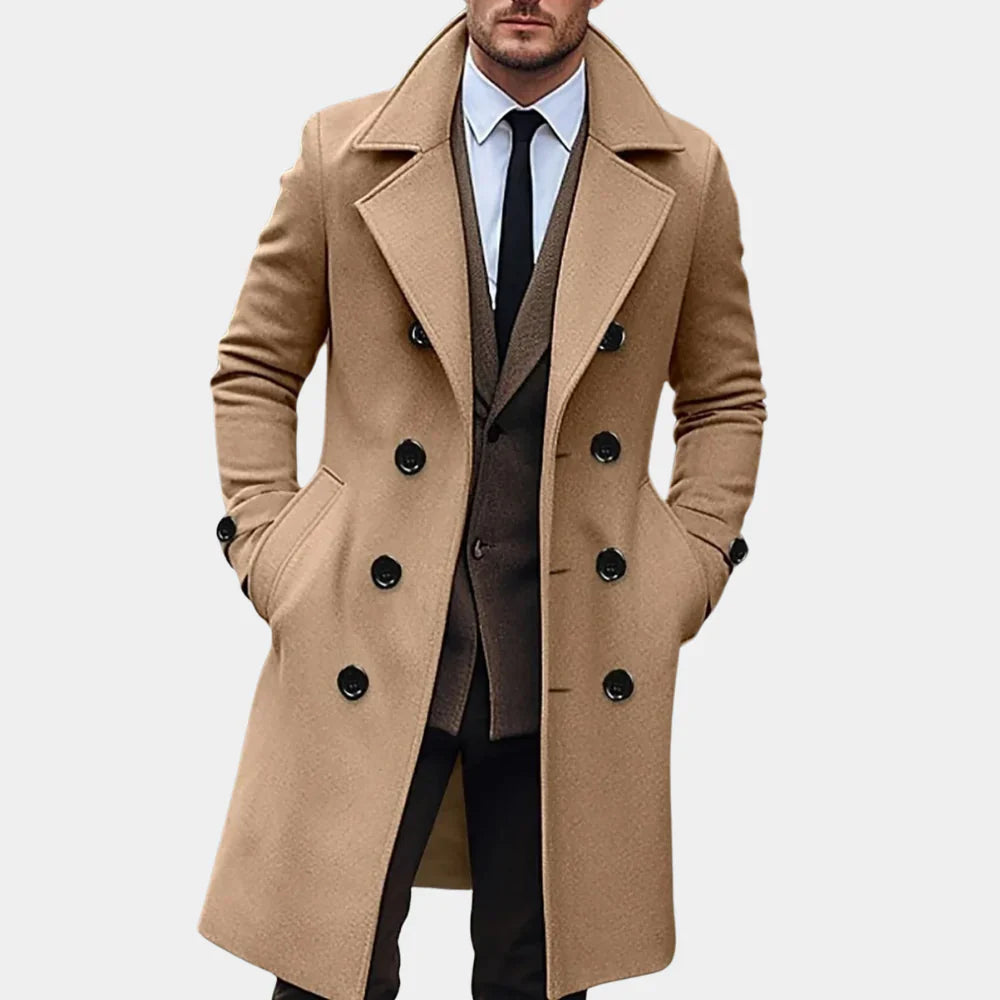 Andrew – męski płaszcz premium, niewymuszona elegancja