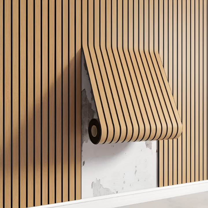 Samoprzylepne panele drewniane 3D